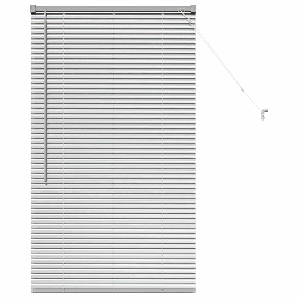 Persienner Sølv 130 x 70 cm Aluminium