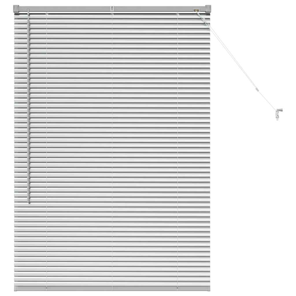 Persienner Sølv 130 x 95 cm Aluminium