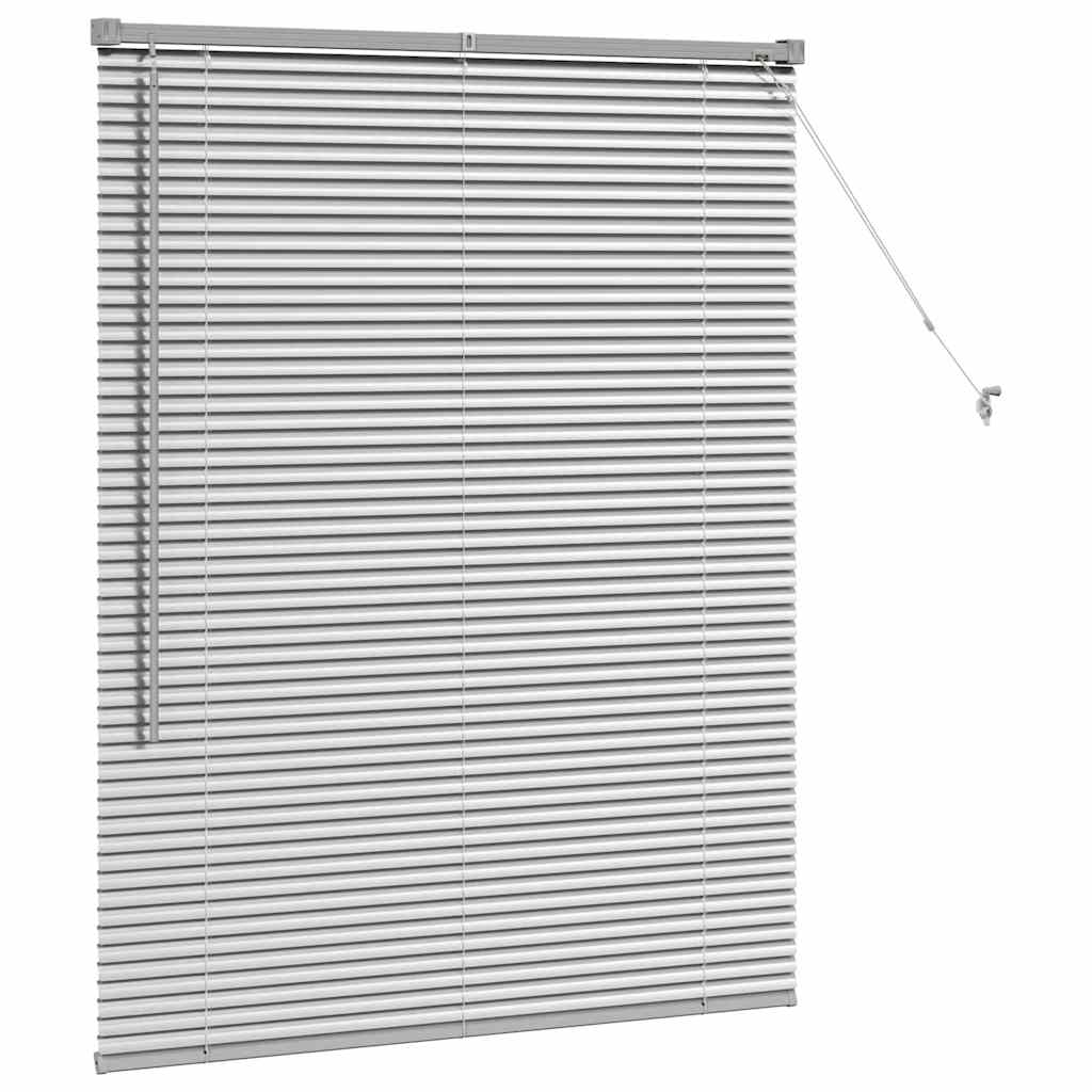 Persienner Sølv 130 x 105 cm Aluminium