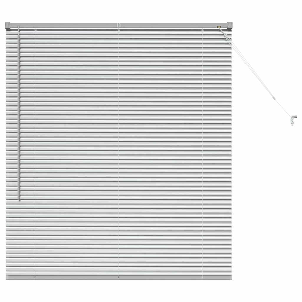 Persienner Sølv 130 x 115 cm Aluminium