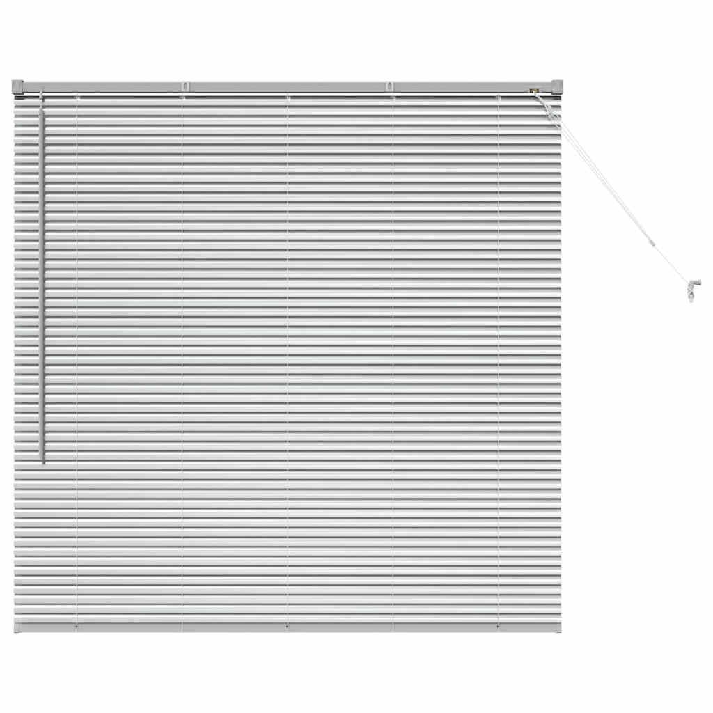 Persienner Sølv 130 x 130 cm Aluminium