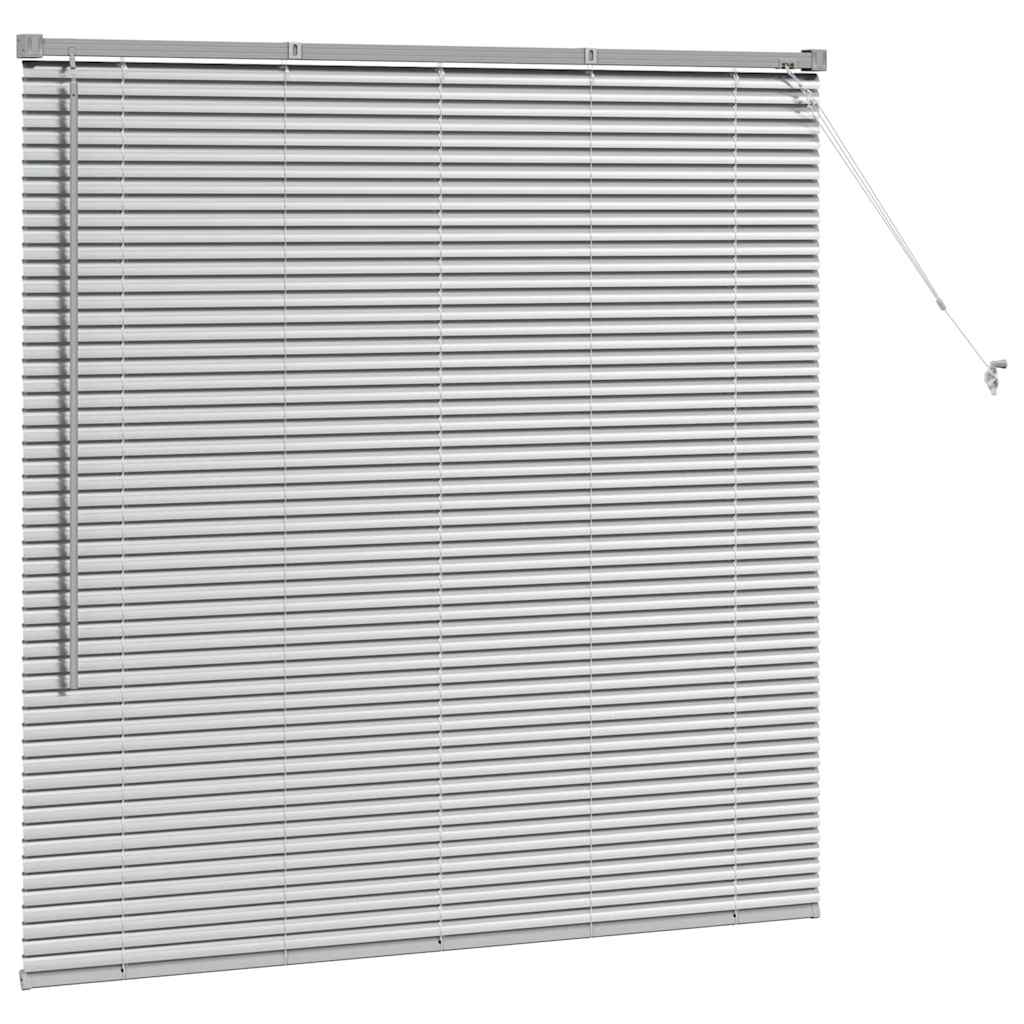 Persienner Sølv 130 x 135 cm Aluminium