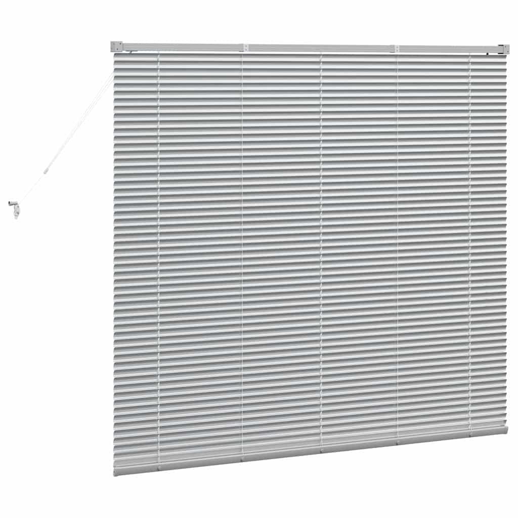 Persienner Sølv 130 x 145 cm Aluminium