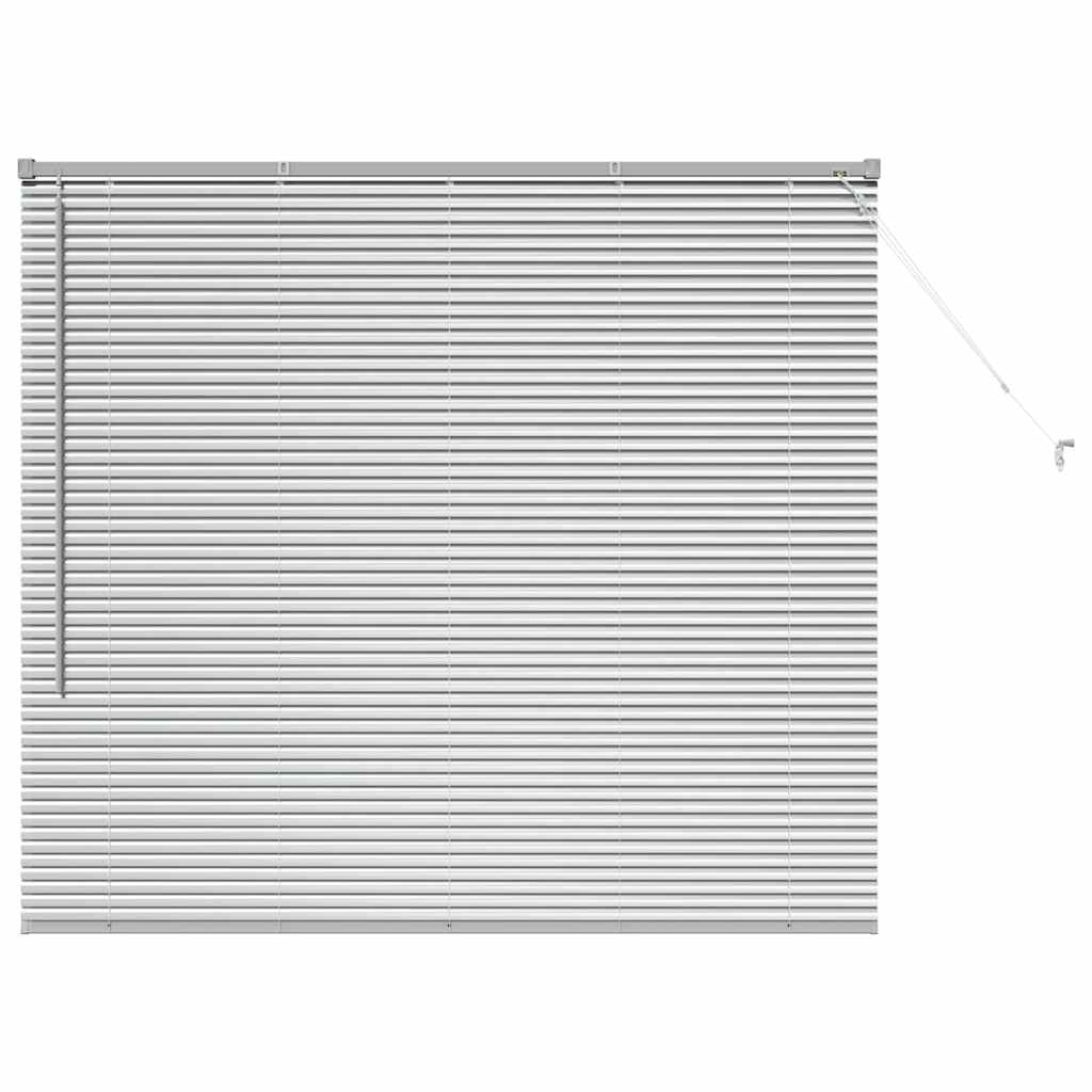 Persienner Sølv 130 x 145 cm Aluminium