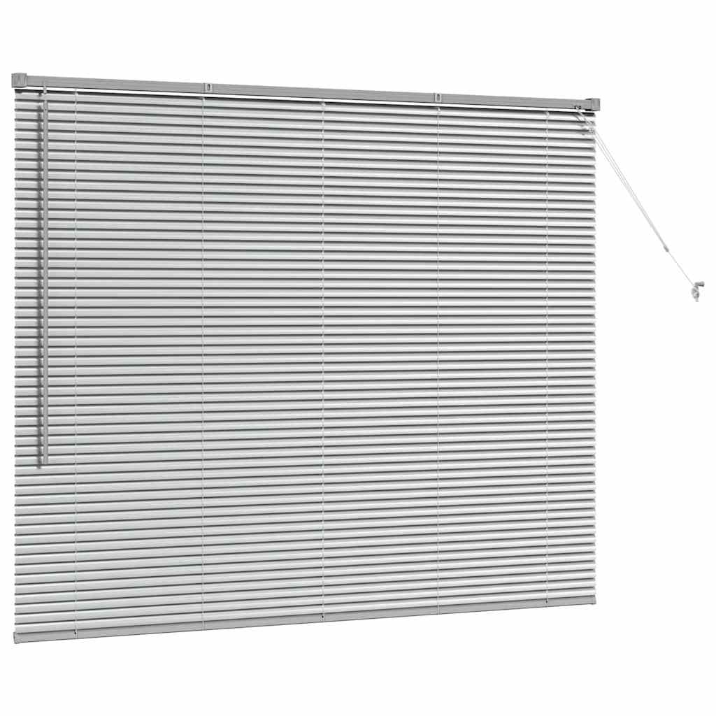 Persienner Sølv 130 x 155 cm Aluminium