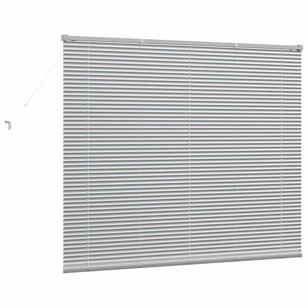 Persienner Sølv 130 x 155 cm Aluminium