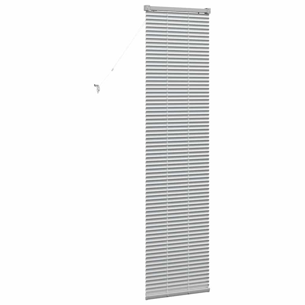 Persienner Sølv 175 x 45 cm Aluminium