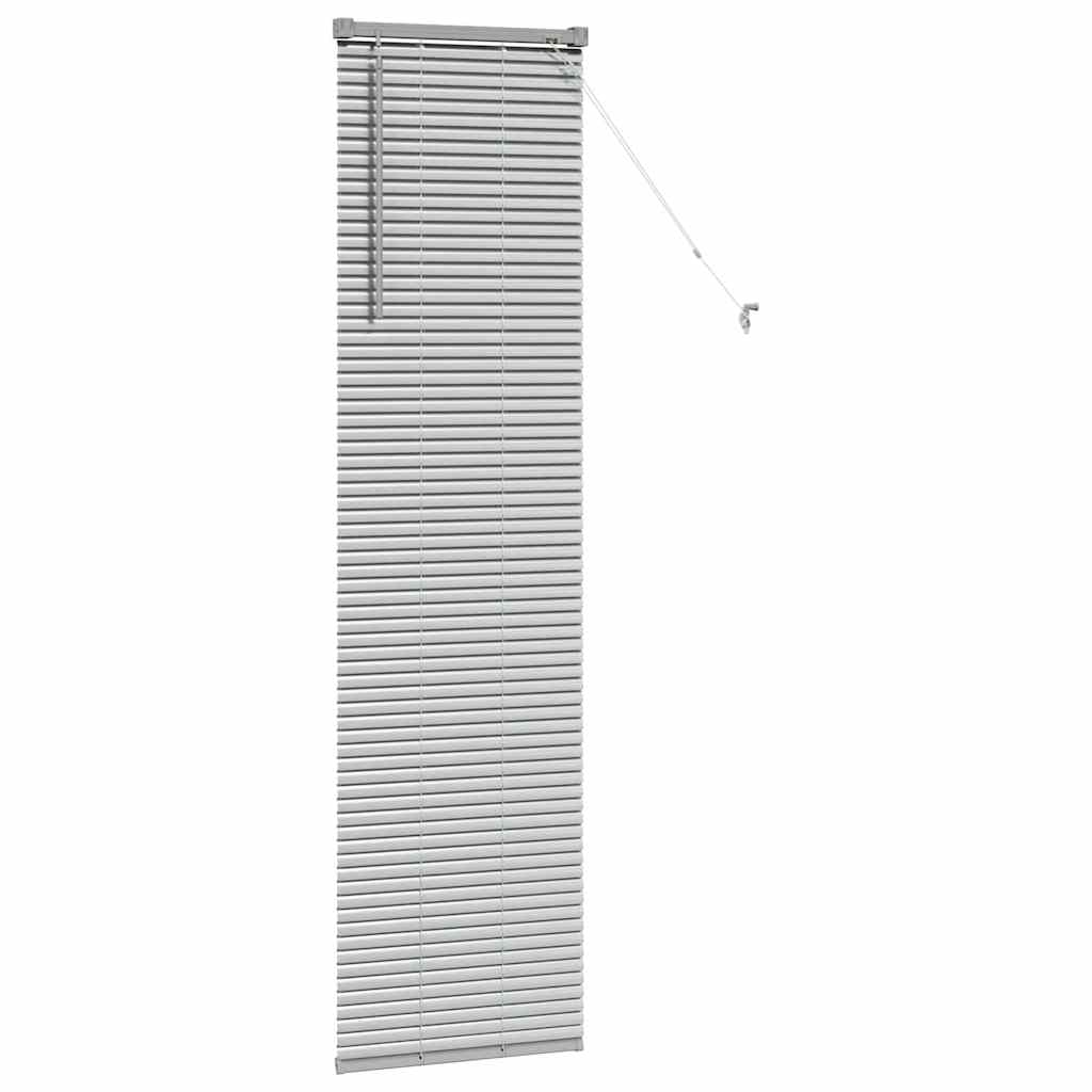 Persienner Sølv 175 x 50 cm Aluminium