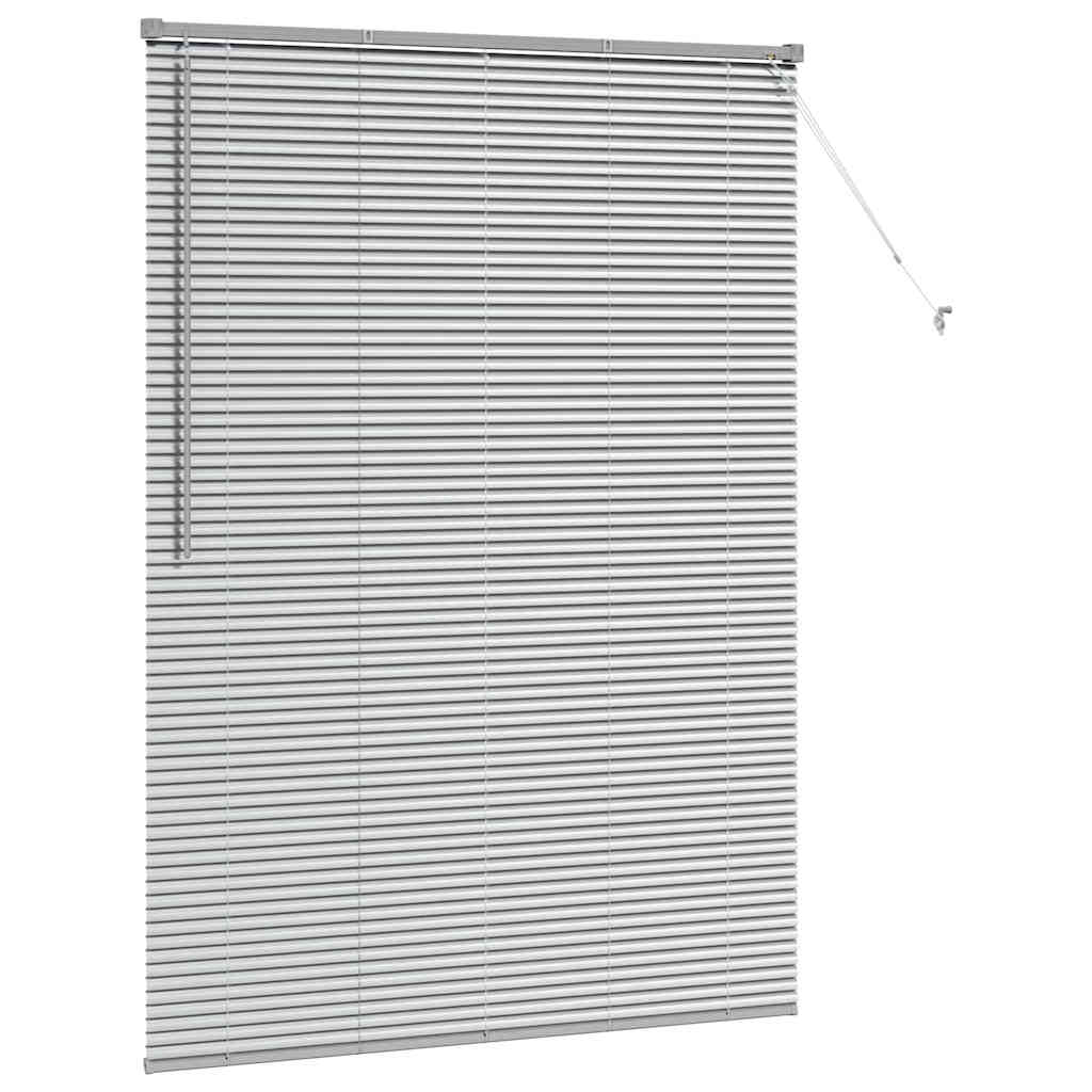 Persienner Sølv 175 x 125 cm Aluminium