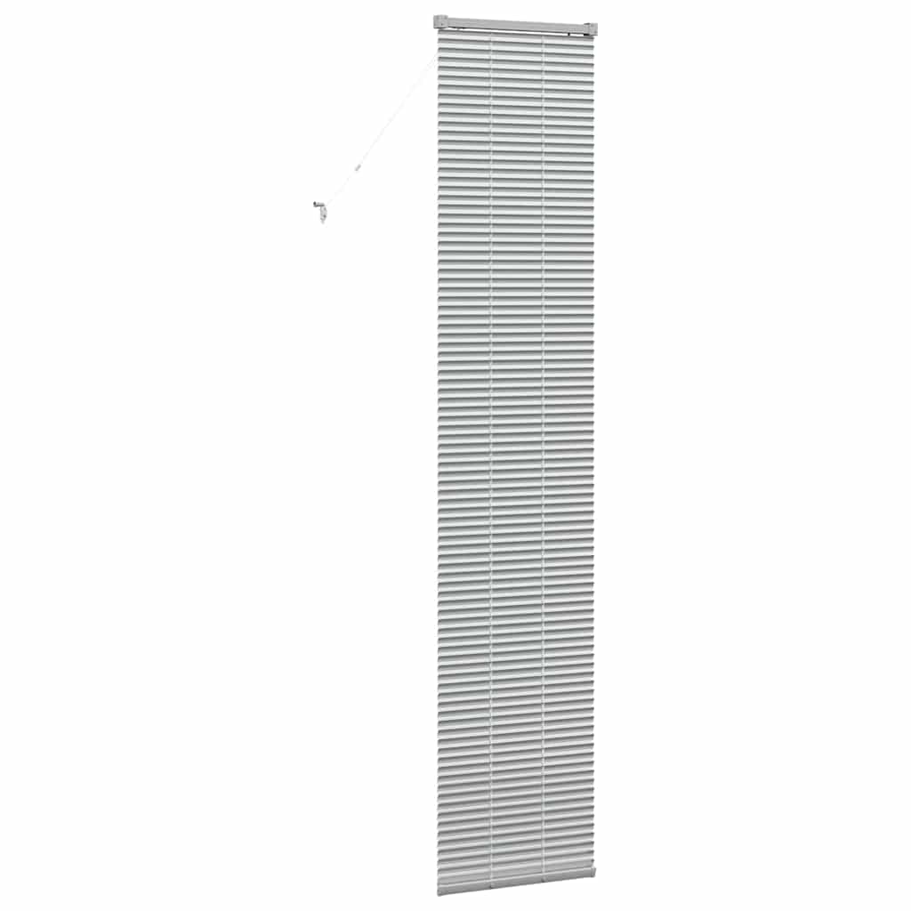 Persienner Sølv 220 x 45 cm Aluminium