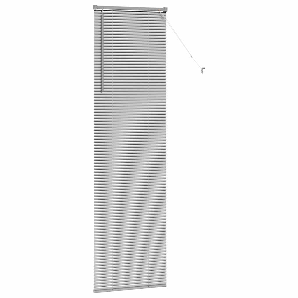 Persienner Sølv 220 x 60 cm Aluminium