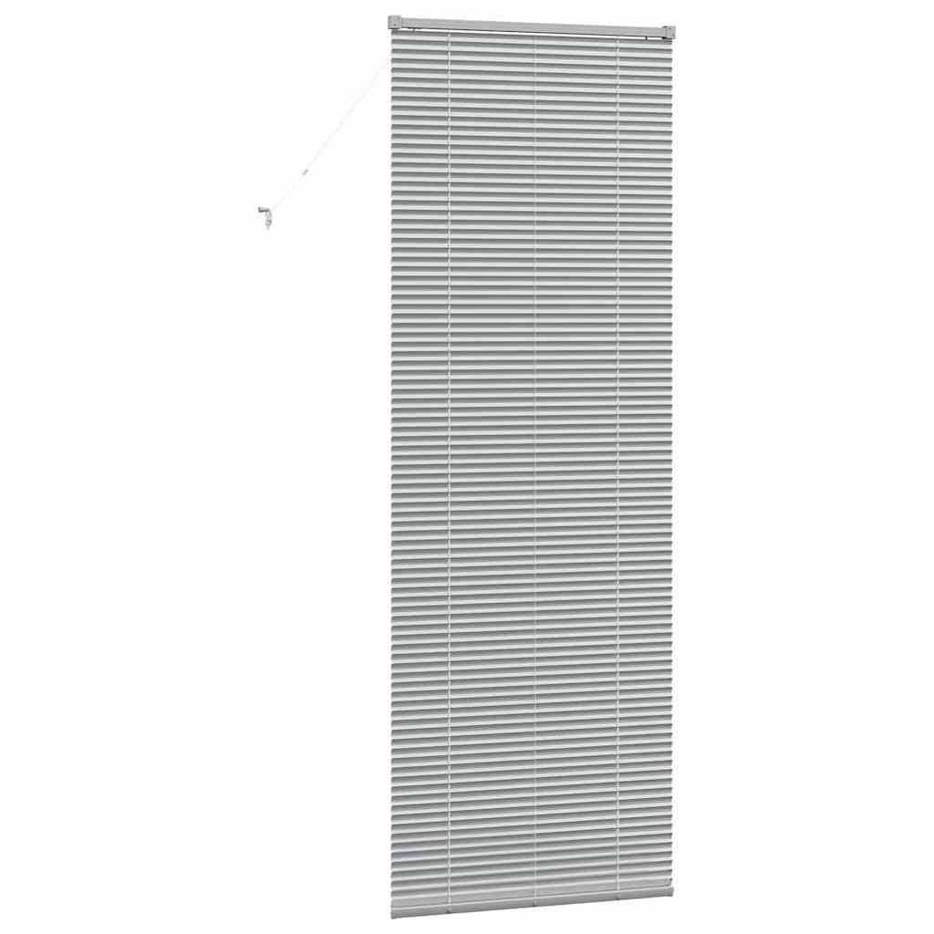 Persienner Sølv 220 x 80 cm Aluminium