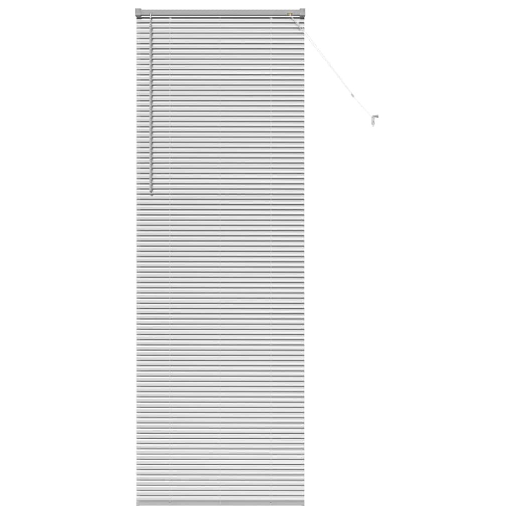 Persienner Sølv 220 x 80 cm Aluminium