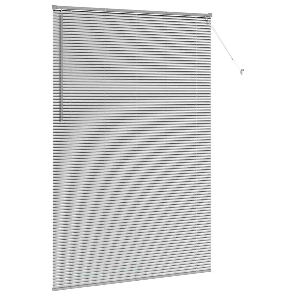 Persienner Sølv 220x150cm Aluminium