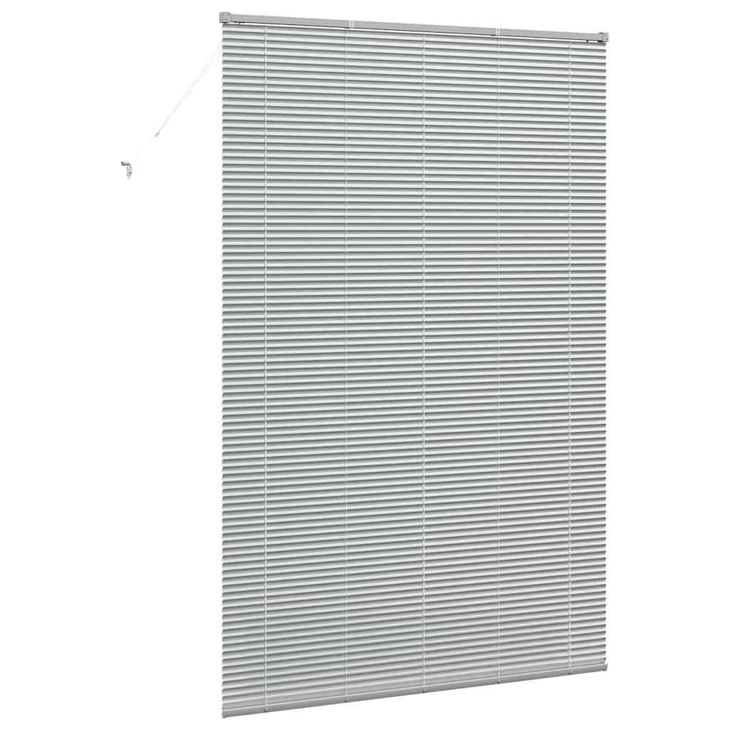 Persienner Sølv 220x150cm Aluminium