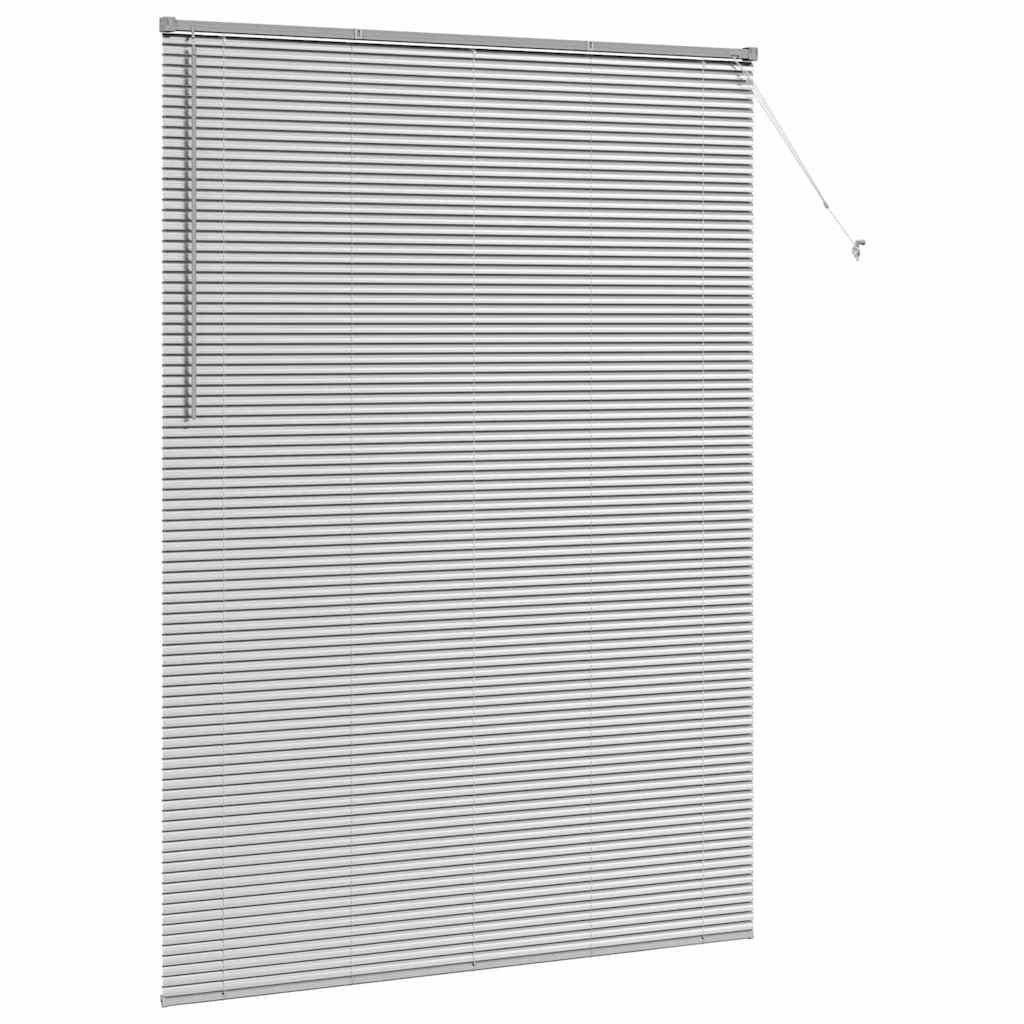 Persienner Sølv 220 x 155 cm Aluminium