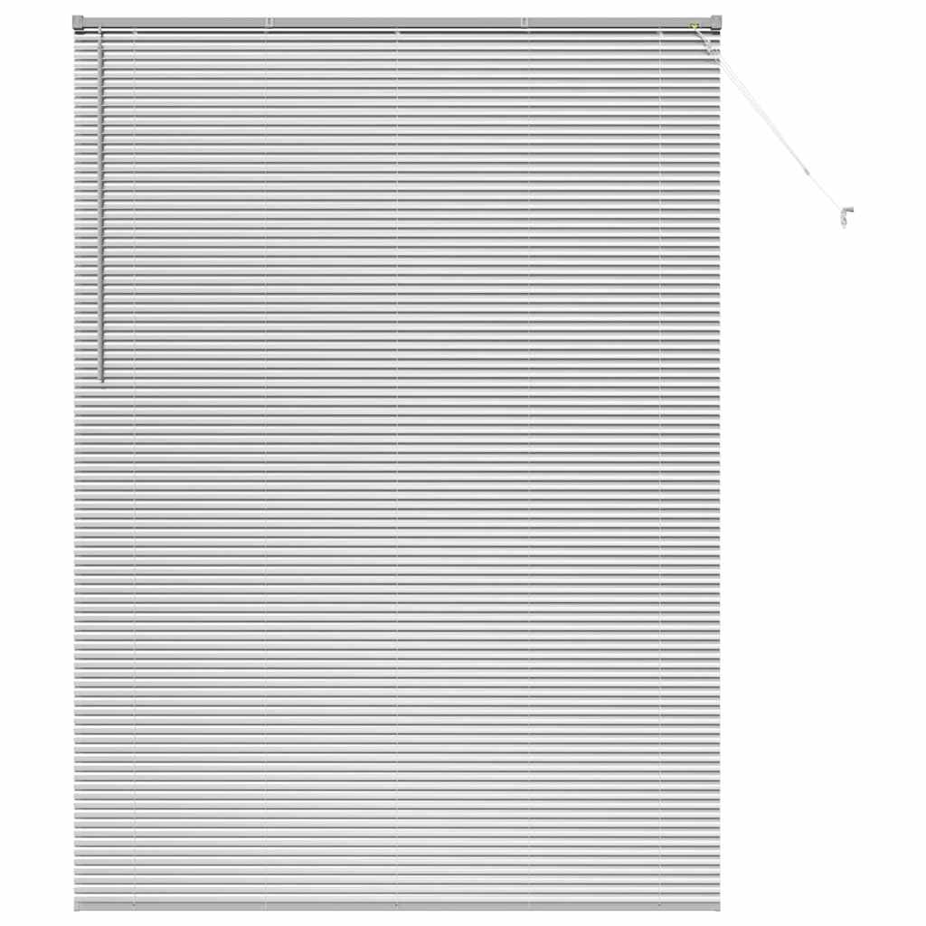 Persienner Sølv 220 x 155 cm Aluminium
