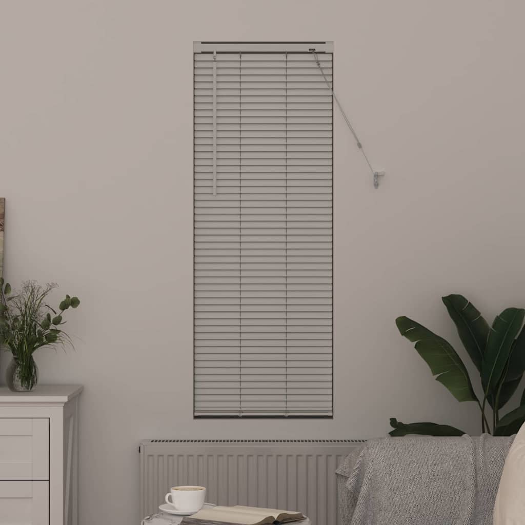 Persienner Hvid 130 x 45 cm Aluminium