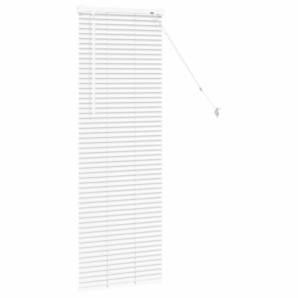 Persienner Hvid 130 x 45 cm Aluminium