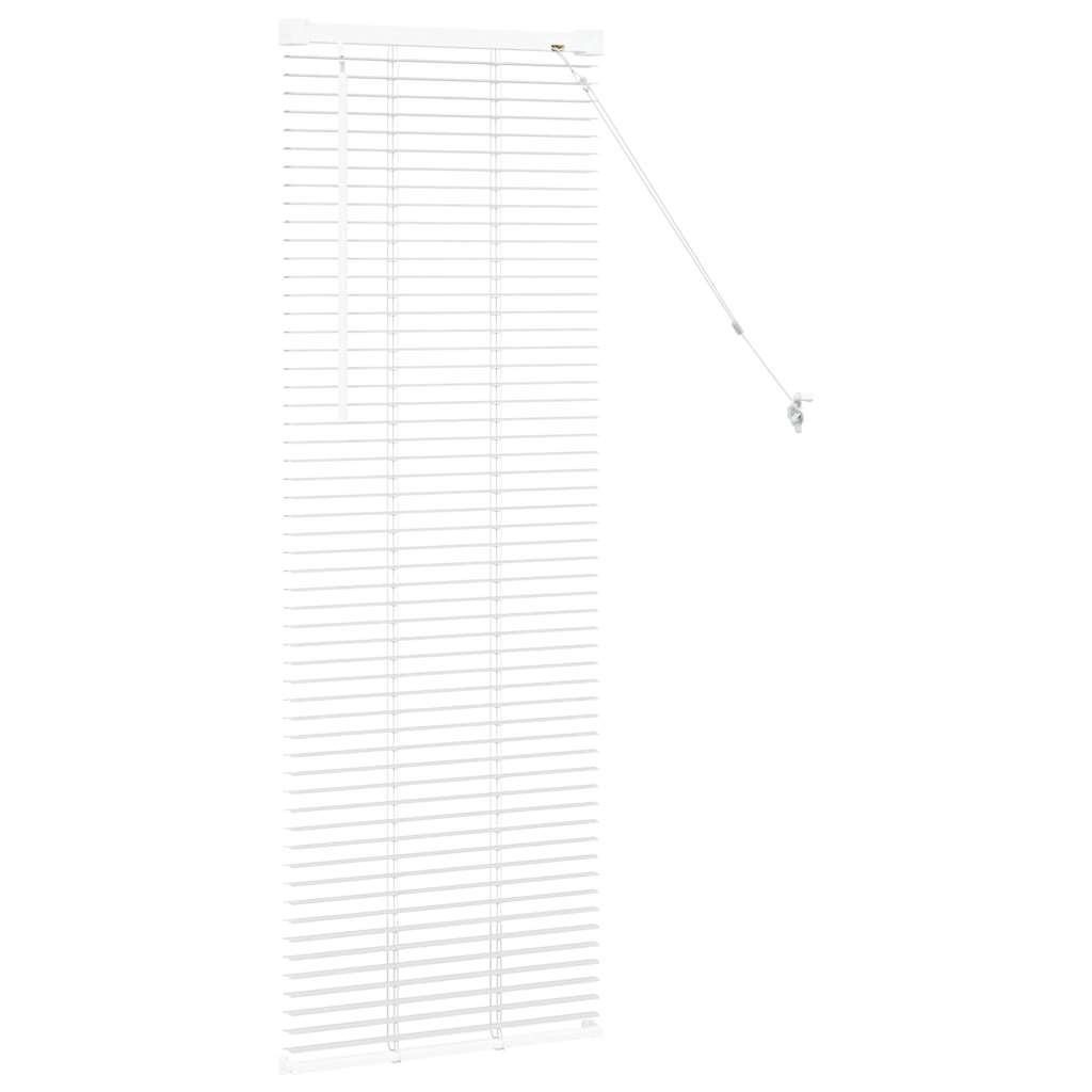 Persienner Hvid 130 x 45 cm Aluminium