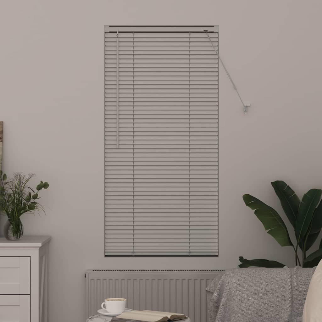 Persienner Hvid 130 x 55 cm Aluminium