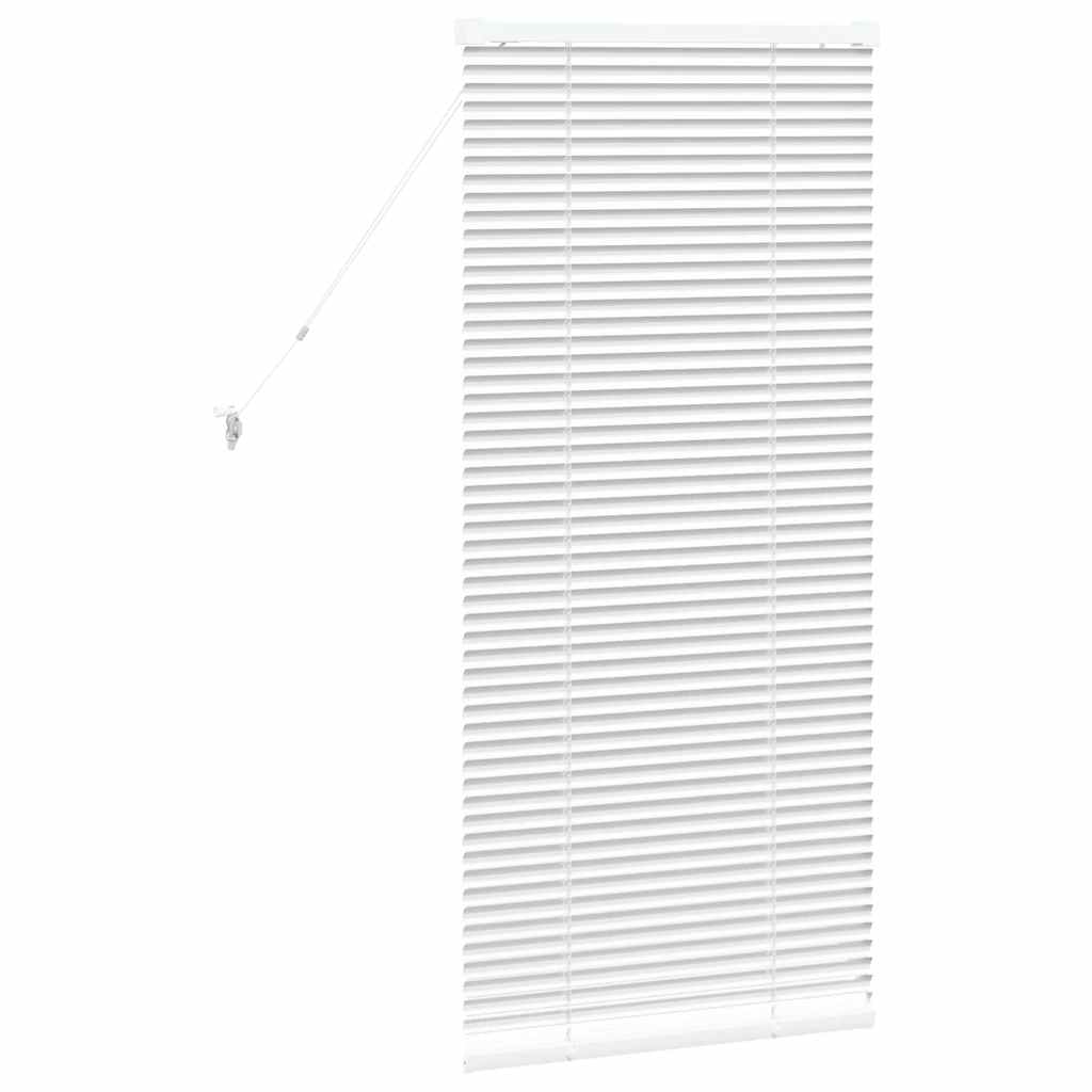Persienner Hvid 130 x 65 cm Aluminium