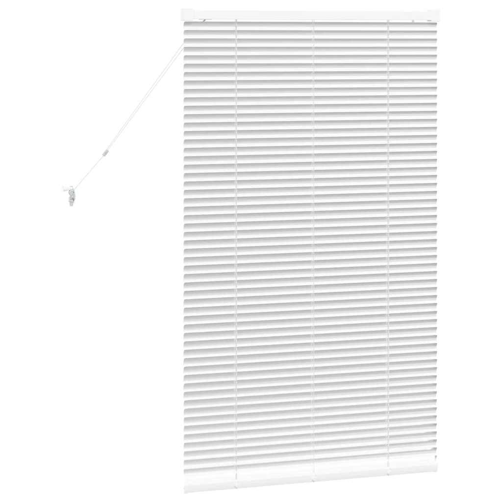 Persienner Hvid 130 x 80 cm Aluminium