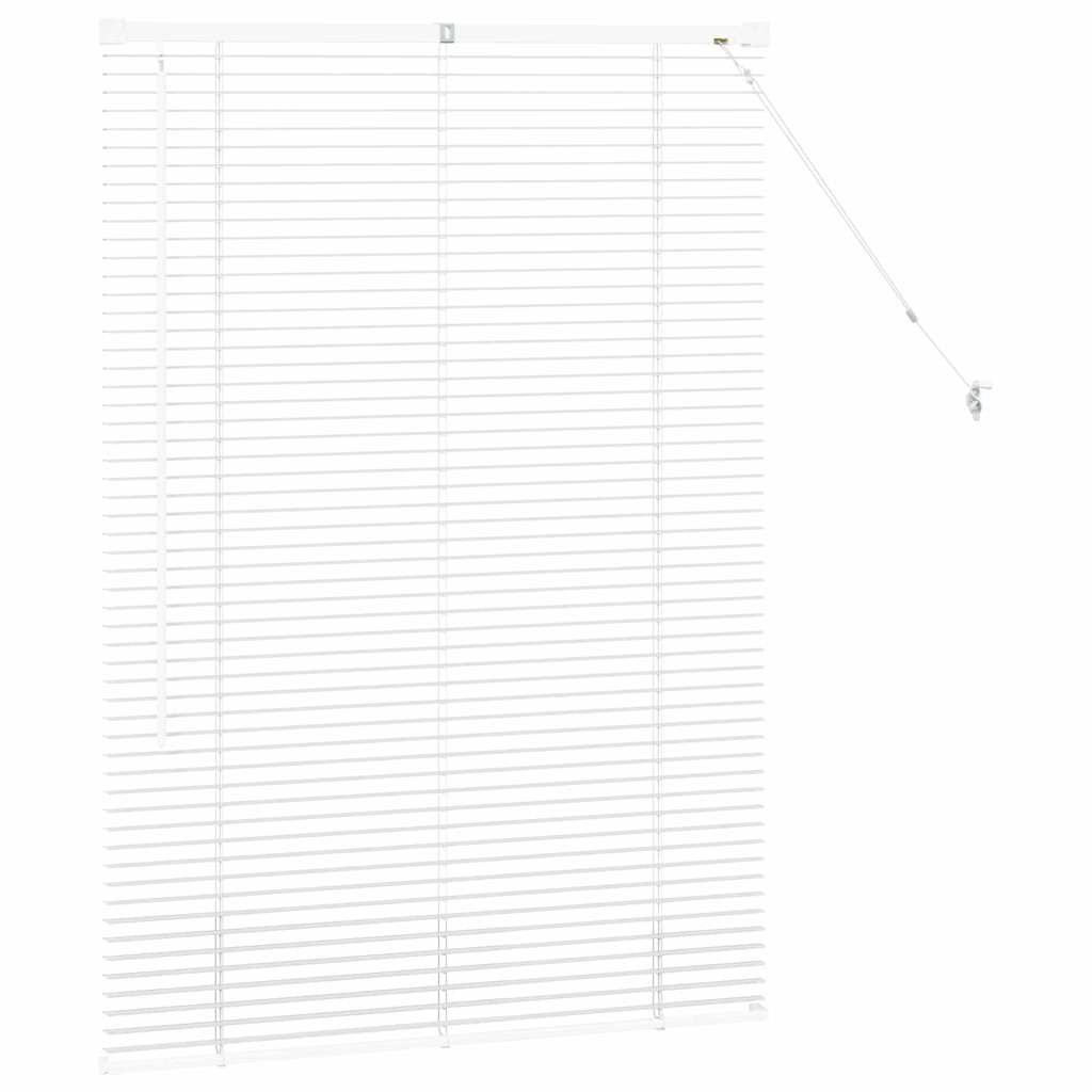 Persienner Hvid 130 x 85 cm Aluminium