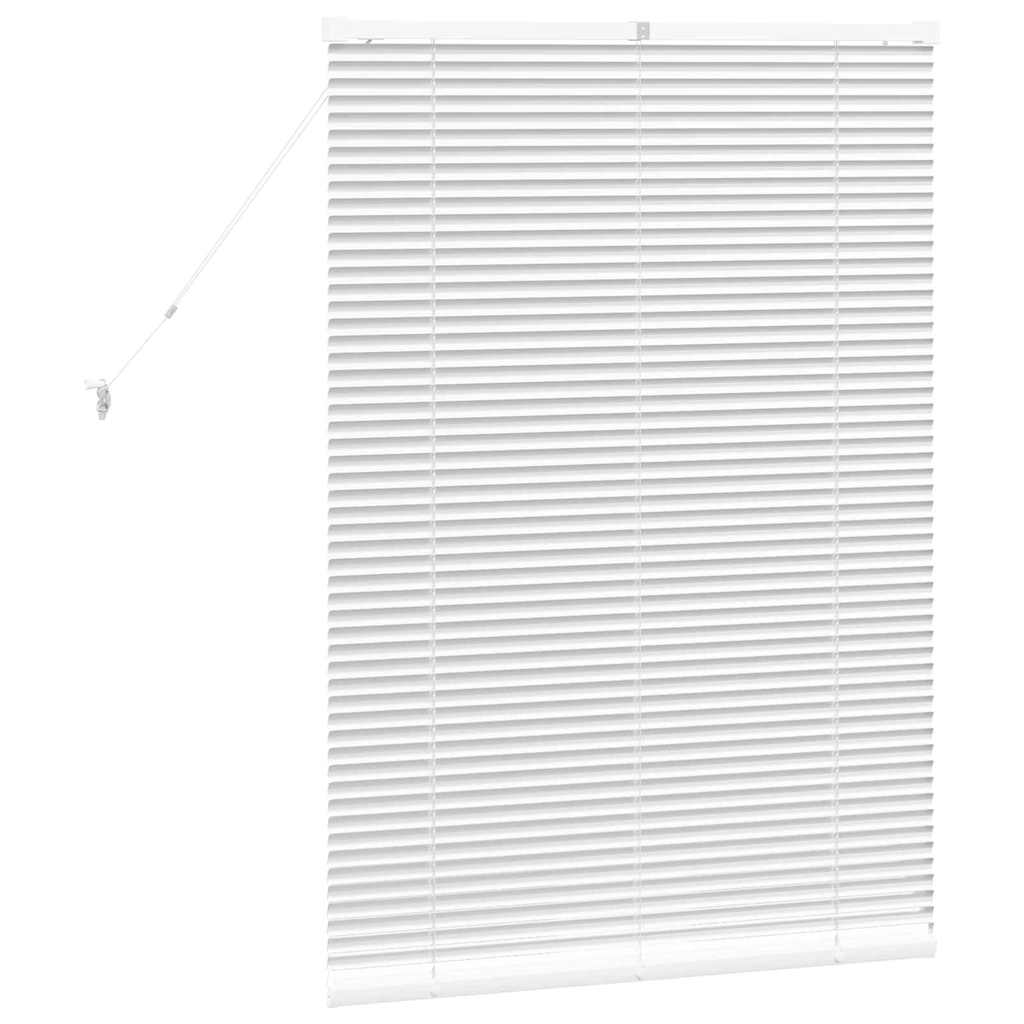 Persienner Hvid 130 x 85 cm Aluminium