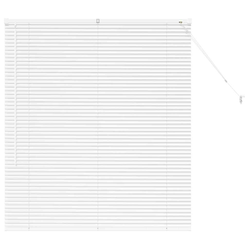 Persienner Hvid 130 x 120 cm Aluminium