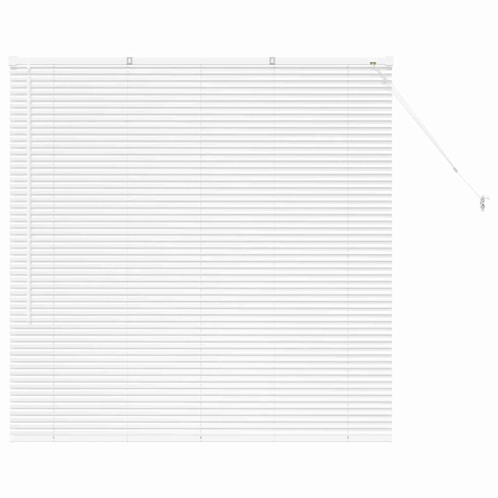 Persienner Hvid 130 x 125 cm Aluminium