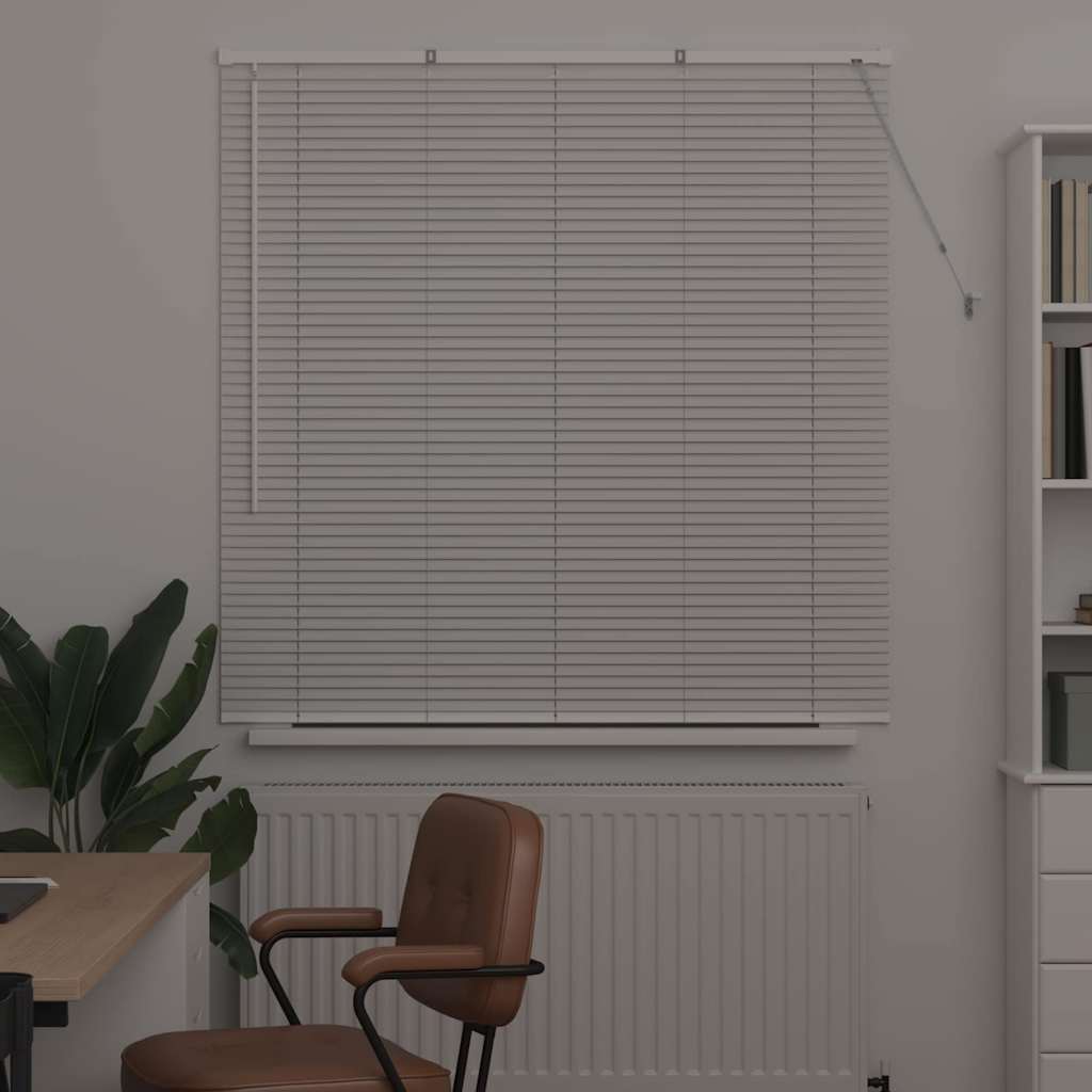 Persienner Hvid 130 x 135 cm Aluminium