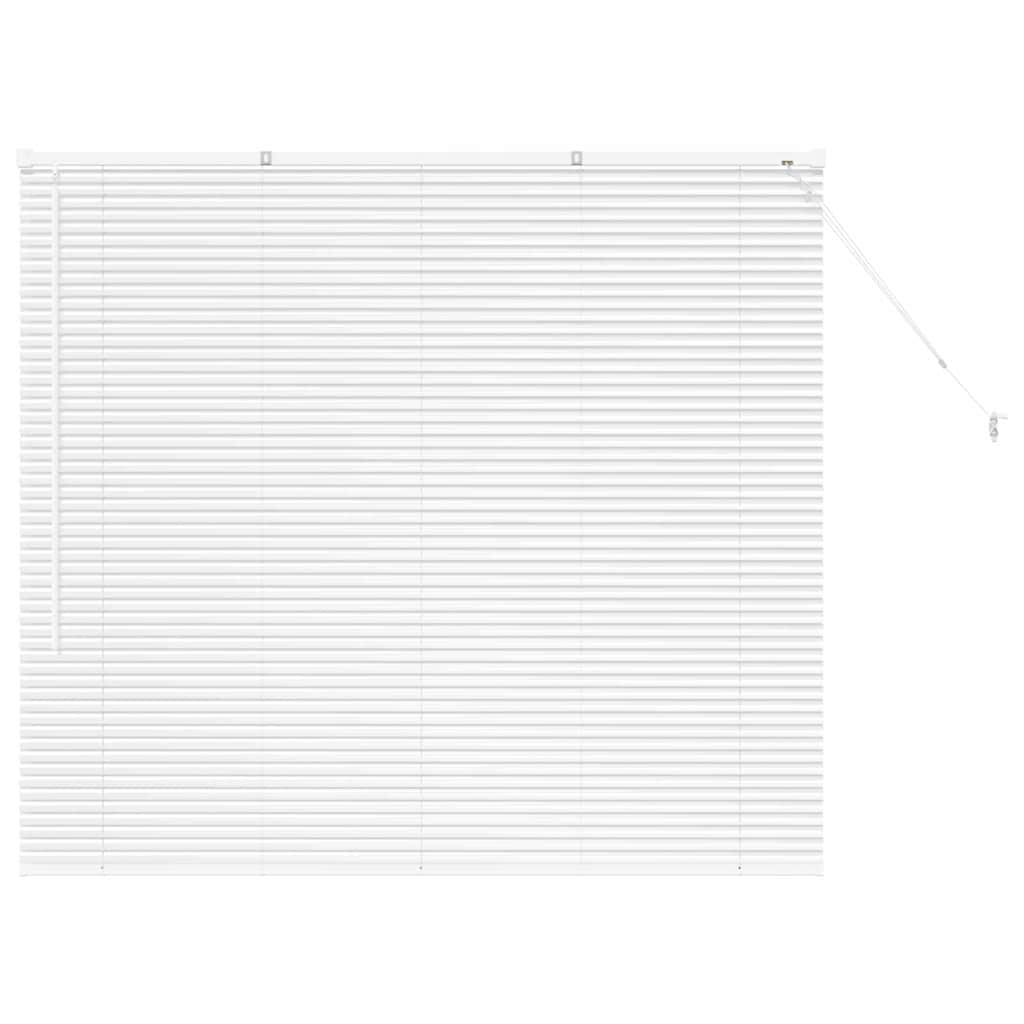 Persienner Hvid 130 x 145 cm Aluminium