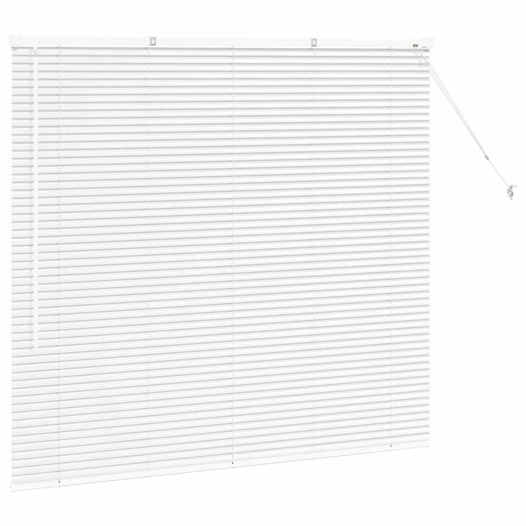 Persienner Hvid 130 x 150 cm Aluminium