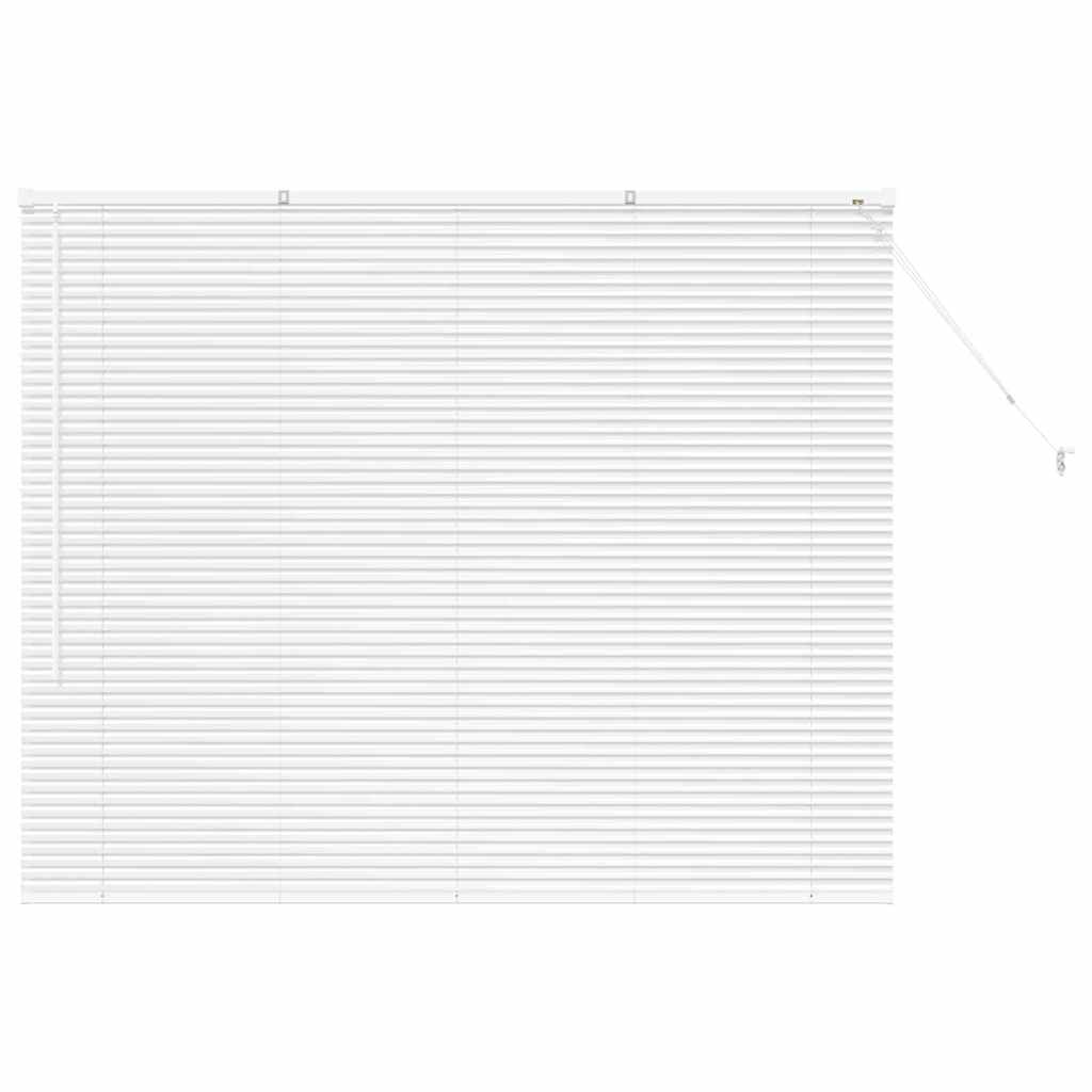 Persienner Hvid 130 x 155 cm Aluminium