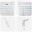 Persienner Hvid 175 x 135 cm Aluminium