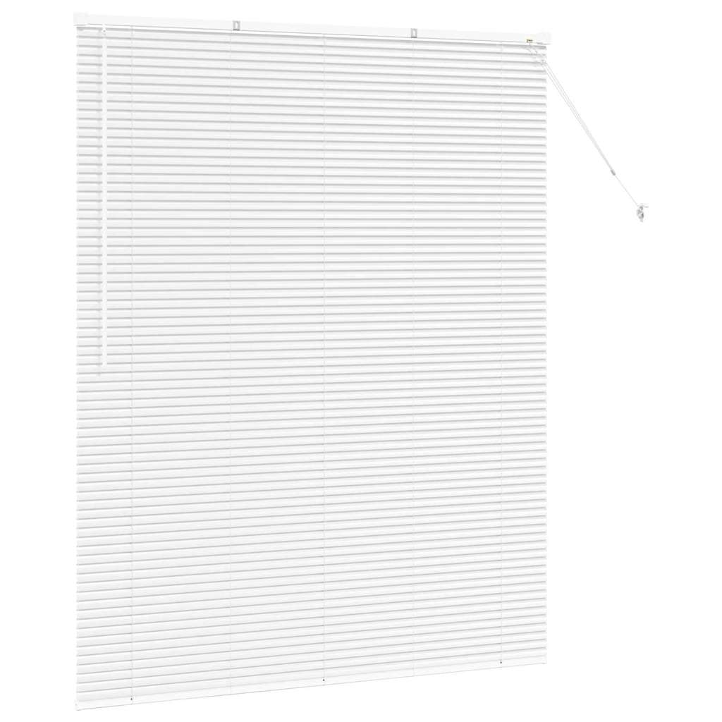 Persienner Hvid 175 x 140 cm Aluminium