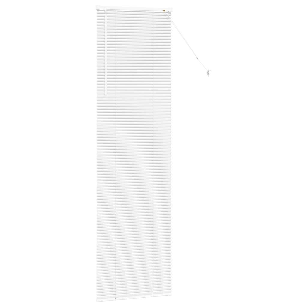 Persienner Hvid 220 x 55 cm Aluminium