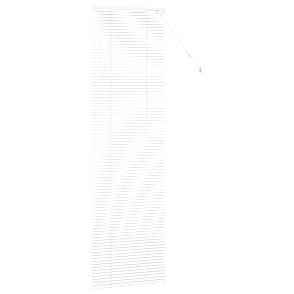 Persienner Hvid 220 x 55 cm Aluminium