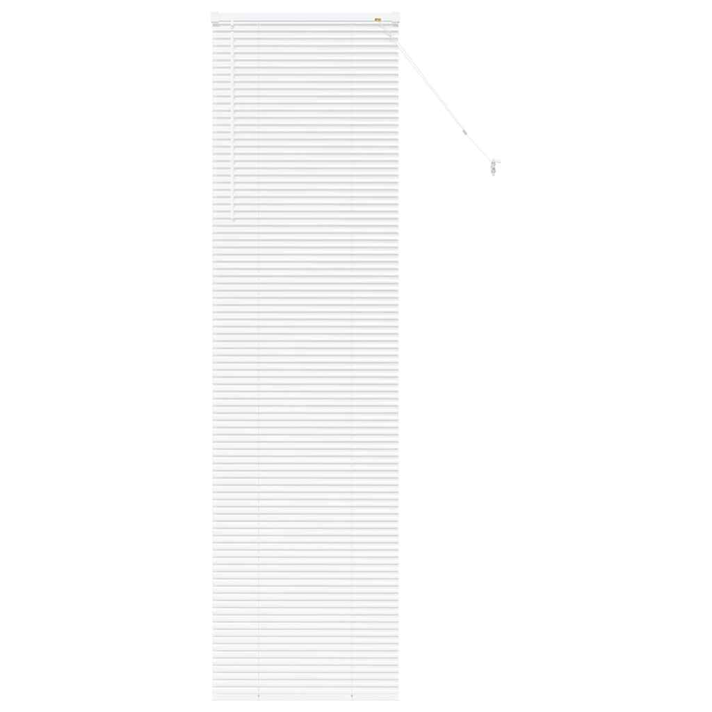 Persienner Hvid 220 x 55 cm Aluminium
