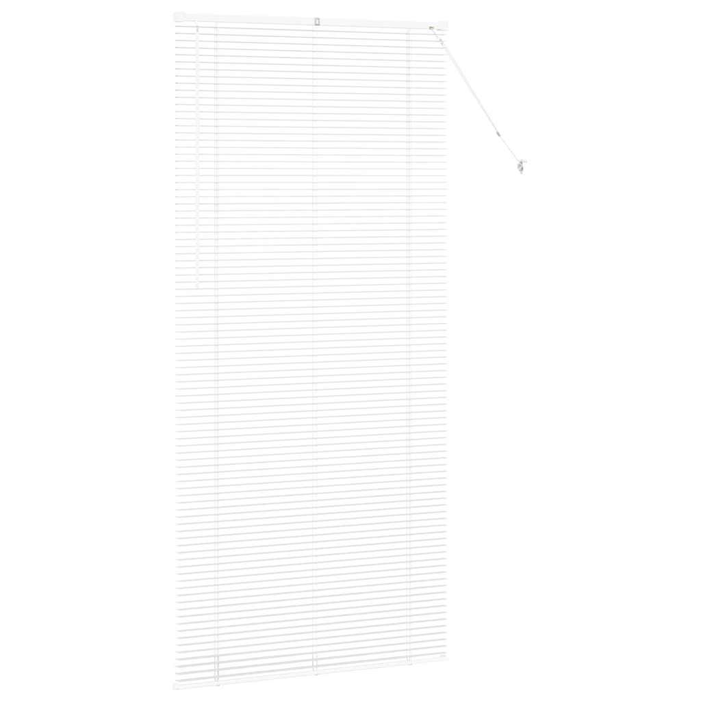 Persienner Hvid 220 x 105 cm Aluminium