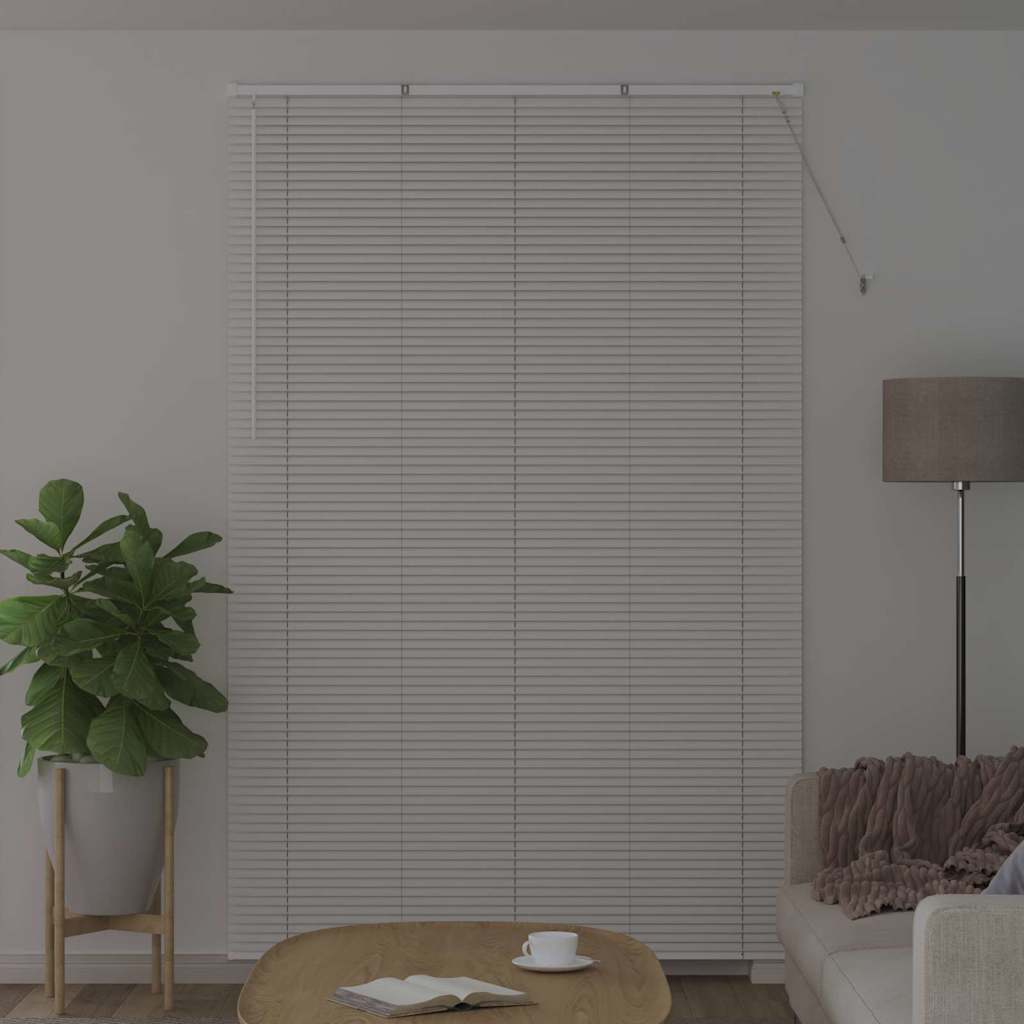 Persienner Hvid 220 x 140 cm Aluminium