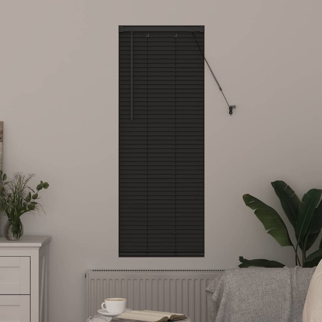 Persienner Mørkegrå 130 x 50 cm Aluminium