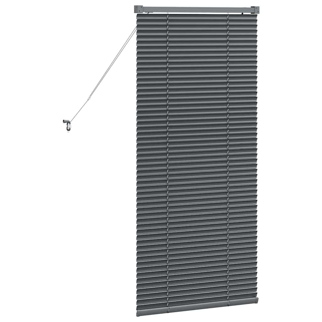 Persienner Mørkegrå 130 x 60 cm Aluminium