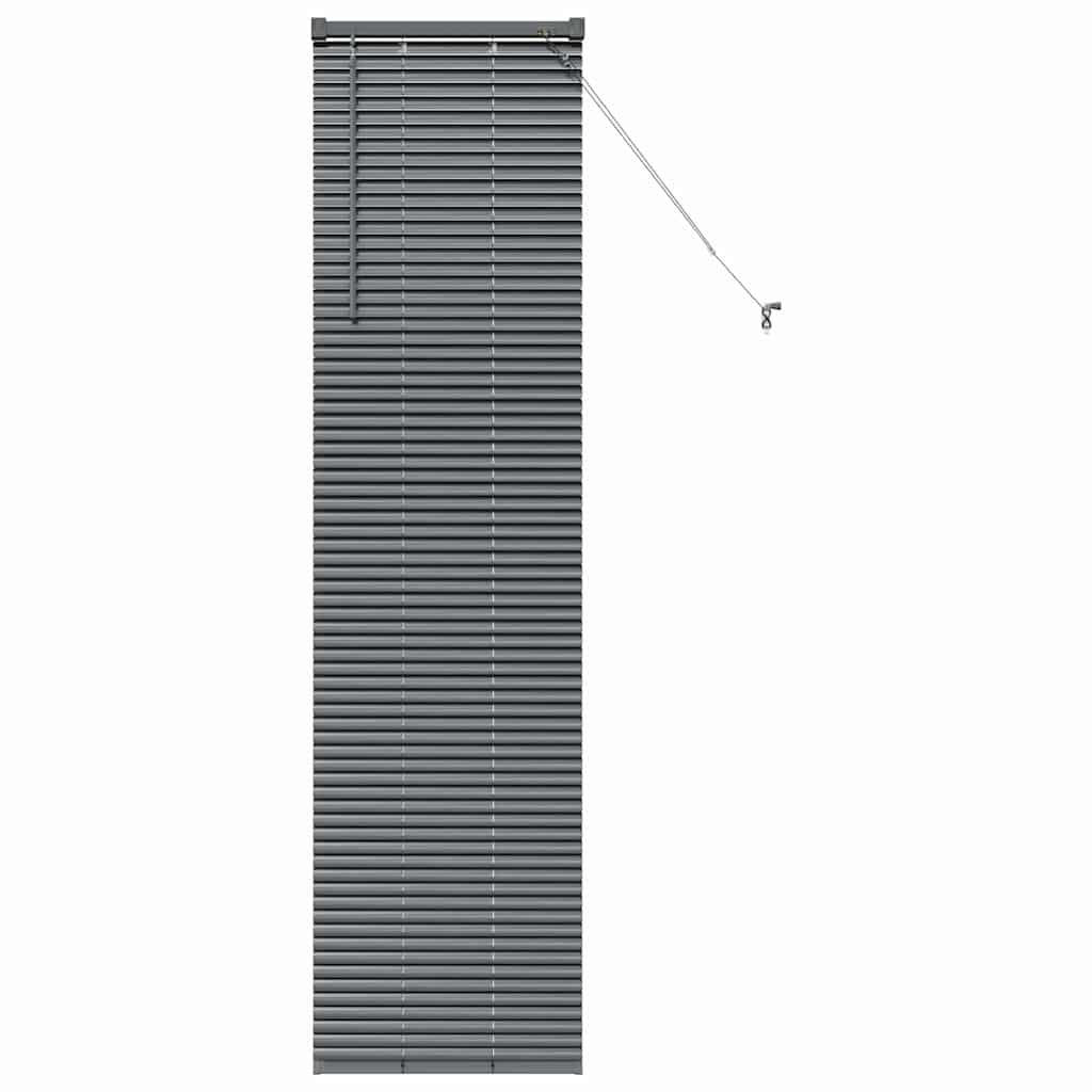 Persienner Mørkegrå 175 x 40 cm Aluminium