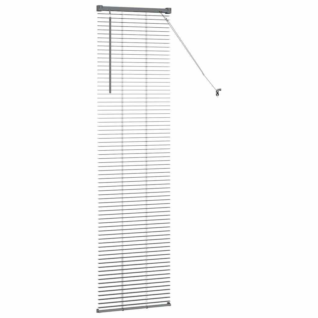 Persienner Mørkegrå 175 x 45 cm Aluminium