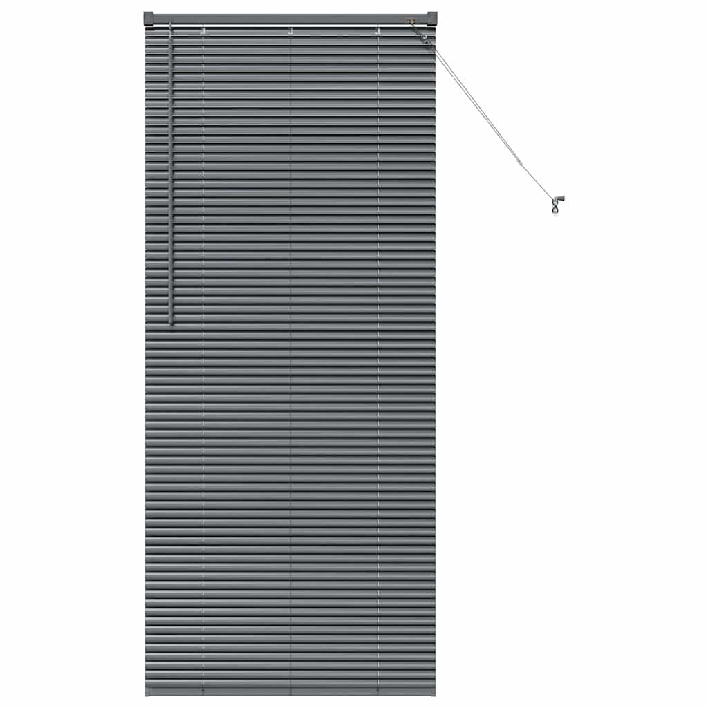Persienner Mørkegrå 175 x 80 cm Aluminium