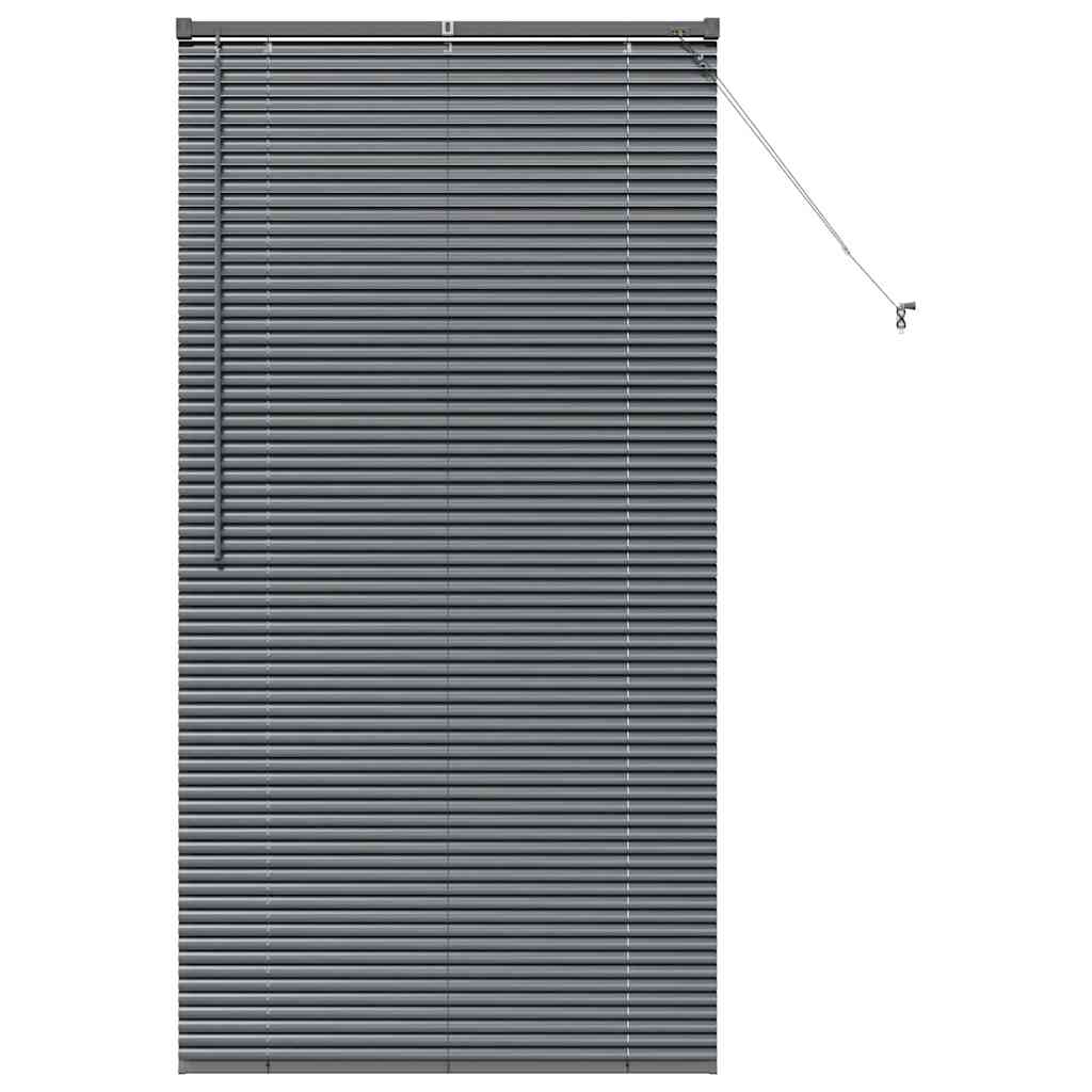Persienner Mørkegrå 175 x 95 cm Aluminium
