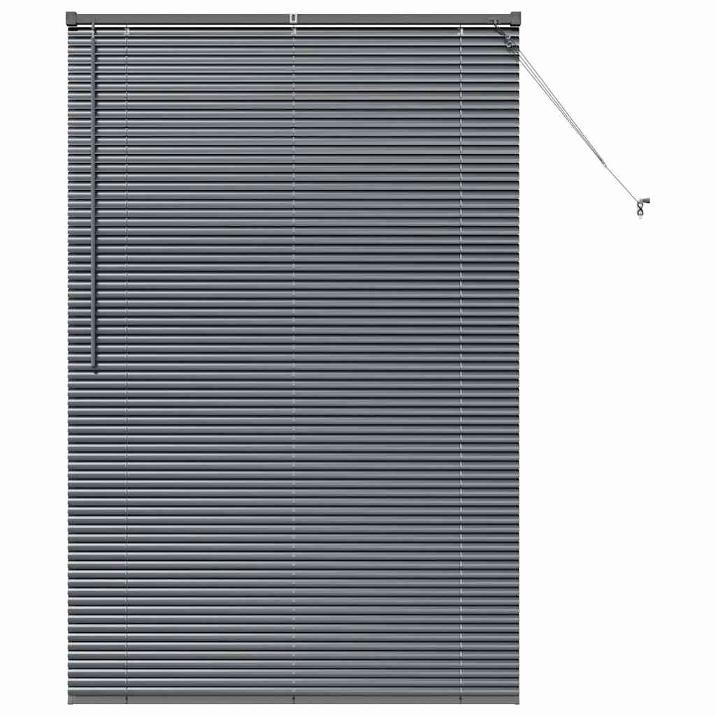 Persienner Mørkegrå 175 x 115 cm Aluminium