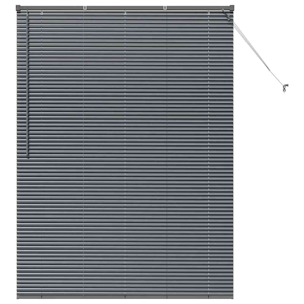 Persienner Mørkegrå 175 x 135 cm Aluminium